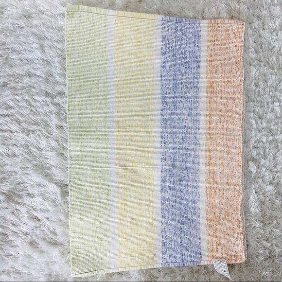 Set 4 Pier One Woven Fabric Placemats 19" x  14" - Picture 4 of 4